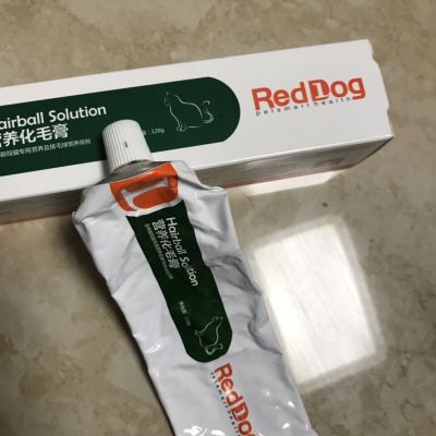 红狗RedDog 猫用化毛膏120g 调理肠胃宠物猫咪营养膏晒单图