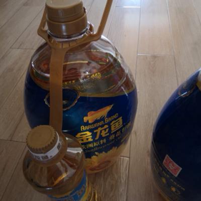 金龙鱼 阳光葵花籽油5L 桶装压榨食用油 新老包装随机发货晒单图