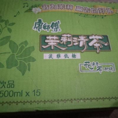康师傅 茉莉清茶500ml*15瓶 整箱 茶饮料（新老包装交替发货）晒单图