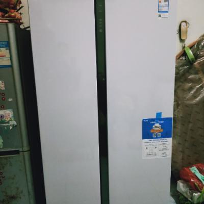 海尔（Haier）BCD-576WDPU 576升对开门冰箱 轻薄机身 厨装一体 节能环保 智能杀菌 家用电冰箱晒单图
