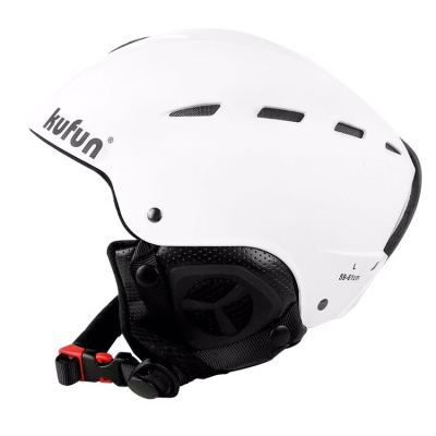 酷峰滑雪头盔男女专业滑雪装备保暖透气雪盔成人单板双板护具 初雪白M（头围55-58CM）晒单图