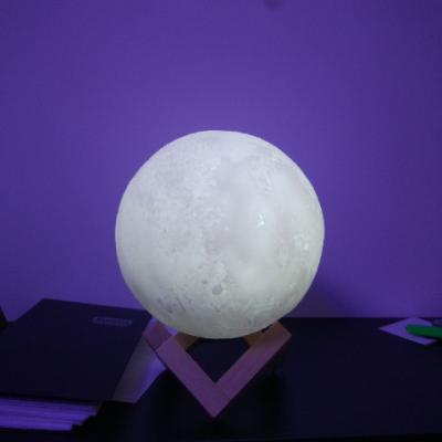 LARKKEY 3D智能月球灯 A150 白色晒单图