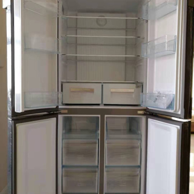 Haier/海尔冰箱 470升变频静音 风冷无霜 干湿分储 十字对开门多门冰箱 BCD-470WDPG晒单图