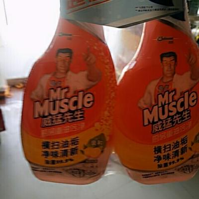 威猛先生(Mr Muscle) 厨房重油污净 双包装（柠檬）500g+500g晒单图