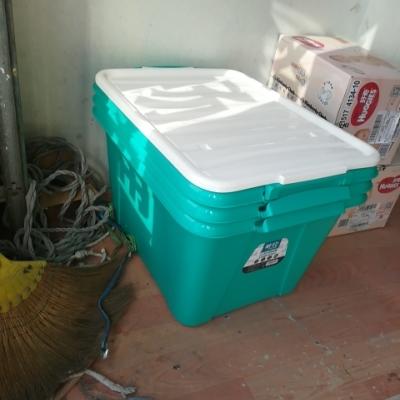 茶花(CHAHUA)68L大容量塑料收纳箱储物箱衣被整理箱2899宽62CM其他颜色随机晒单图