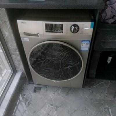 海尔（Haier）10公斤大容量 变频全自动滚筒洗衣机干衣机洗烘一体机 空气洗 高洗净比EG10014HBX659GU1晒单图