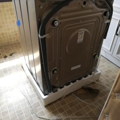 Haier/海尔洗衣机 8公斤 智能变频 金色滚筒 全自动洗衣机EG8012B919GU1晒单图