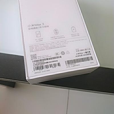 Xiaomi/小米 小米Max3 4GB+64GB 曜石黑 移动联通电信全网通4G手机晒单图