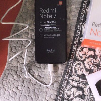 Xiaomi/小米 Redmi 红米Note 7 4GB+64GB 亮黑色 移动联通电信全网通4G手机 小水滴全面屏拍照游戏智能手机晒单图