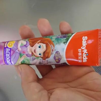 舒客(Saky)宝贝儿童成长牙膏（草莓味）60克晒单图