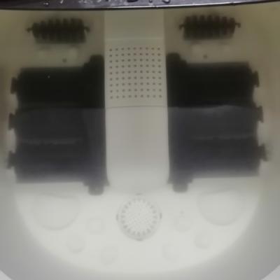 蓓慈(Beici)足浴器BZ7031 智能恒温温度设定 电动滚轮指压按摩 数码面板环保PP材质 黑白款足浴盆泡脚桶晒单图