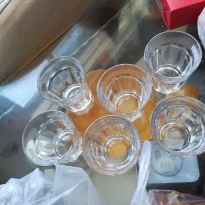 【Scybe】喜碧洛克杯180ml六只装玻璃杯家用早餐杯牛奶杯果汁水杯 随机色晒单图