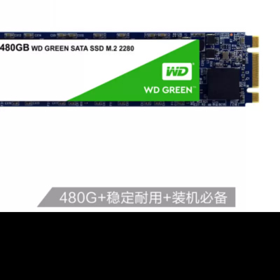 WD/西部数据 WDS480G2G0B 笔记本电脑台式机固态硬盘M.2接口SSD 480G 单片装晒单图