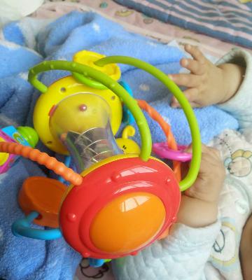 汇乐玩具（HUILE TOYS）健儿球929 宝宝益智球类塑料玩具摇铃婴幼儿童手抓球3个月以上202*170*192mm晒单图