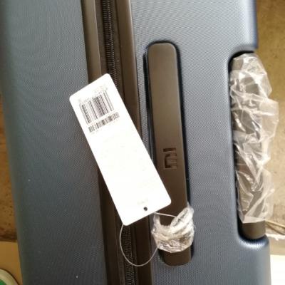 小米（MI）拉杆箱 高弹性万向静音轮旅行箱 TSA海关锁简约商务登机箱 24英寸 蓝色晒单图