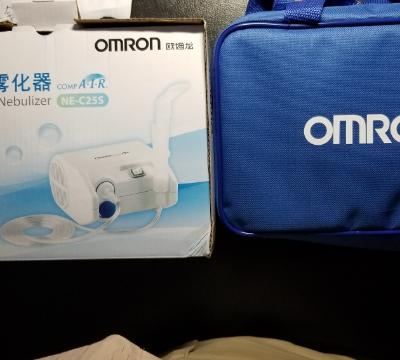 欧姆龙(OMRON)NE-C25S雾化器 雾化机 儿童家庭用 成人 医院用 吸入器 压缩式 医疗 雾大细腻 全家通用晒单图