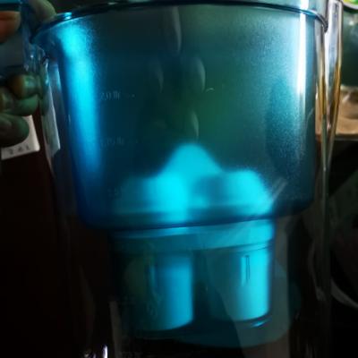 倍世（BWT）Vida手动2.6L 镁离子家用办公室 台上式滤水壶净水器 饮水机净水机过滤 1壶1滤芯德国进口 蓝色晒单图