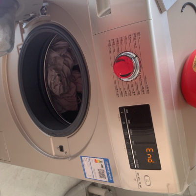 Haier/海尔洗衣机10公斤烘干 智能变频 洗烘一体 洗干一体机 金色滚筒全自动洗衣机 EG10014HBX39GU1晒单图