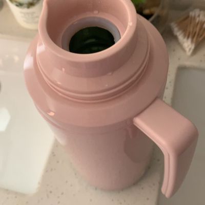 天喜(TIANXI)保温壶 大容量热水瓶保温暖水壶家用玻璃内胆开水瓶 玫瑰粉1700ml晒单图