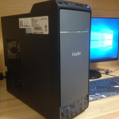海尔（Haier）天越D700 台式电脑套机 21.5英寸显示器（Intel i5-9400 8G大内存 1TB 正版Win10）商用办公 家用娱乐 平面设计 三年上门晒单图