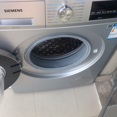 西门子（SIEMENS） XQG80-WD12G4681W 8公斤 变频 洗烘一体机 节能洗 滚筒洗衣机（银色）晒单图