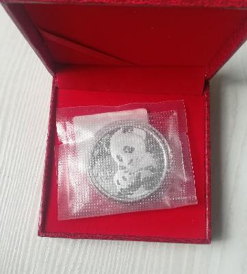 2019年熊猫银币 30克银币（带包装盒）晒单图