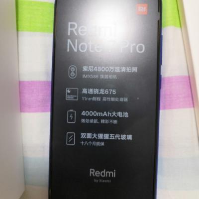 Xiaomi/小米 Redmi 红米Note 7 Pro 6GB+128GB 梦幻蓝 移动联通电信全网通4G手机 小水滴全面屏拍照游戏智能手机晒单图