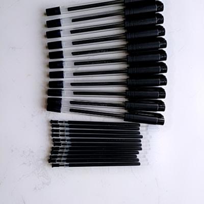 包邮得力deli33205中性笔0.5mm12支笔半针管办公用品文具批发黑色送12支笔芯S52学生水笔30支/桶 黑色◈12支笔+12支笔芯晒单图