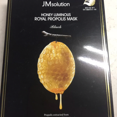 韩国JM solution肌司研莹润蜂胶面膜（黑臻版） 30ml*10片晒单图