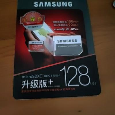 三星128GB 内存卡tf卡 读100MB/s CLASS10 手机内存卡128g/microSD存储卡晒单图