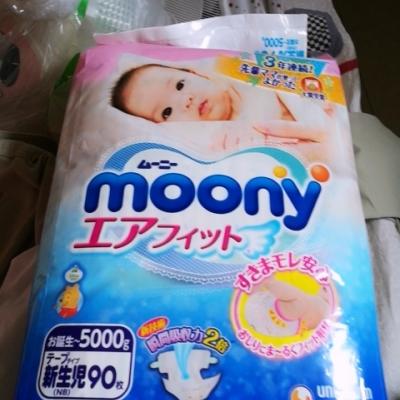 尤妮佳 Moony中号婴儿纸尿裤M64片晒单图