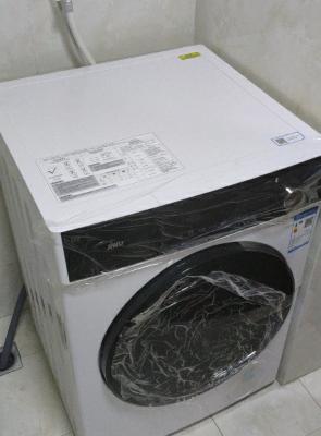 苏宁极物小Biu蒸汽洗烘一体机 10公斤 变频全自动家用大容量滚筒洗衣机 干衣机 蒸汽洗 空气洗JWF14102WW晒单图