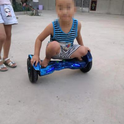 阿尔郎（AERLANG）平衡车儿童两轮成人体感车智能双轮电动越野轮代步车扭扭车手提平行漂移车N2-F蓝星空自平衡蓝牙音乐晒单图