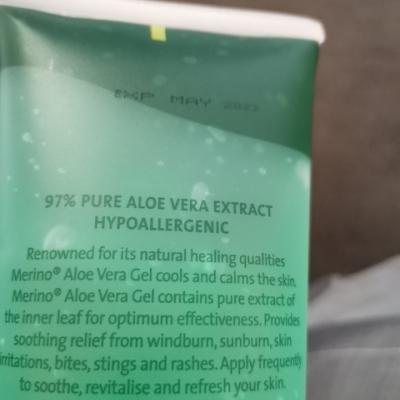 【原装进口】新西兰进口Merino美丽诺芦荟胶补水保湿淡化痘印晒后修复250ml晒单图