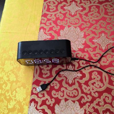 诺必行 G-10无线蓝牙音箱手机收钱提示语音播报3D环绕家用双闹钟多功能便携桌面小音响 黑色晒单图