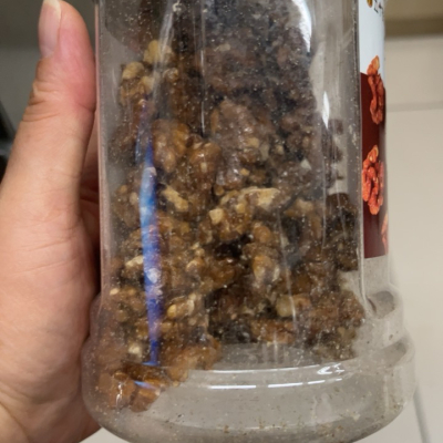 五个农民琥珀核桃仁蜂蜜味500g罐装无壳即食坚果休闲零食晒单图