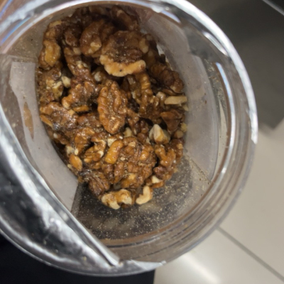 五个农民琥珀核桃仁蜂蜜味500g罐装无壳即食坚果休闲零食晒单图