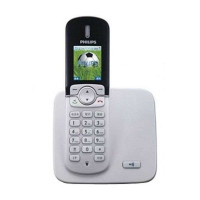 飞利浦（PHILIPS）DCTG570 高档彩屏数字无绳电话机 全中文菜单 来电语音报号 按键蓝色背光（白色）