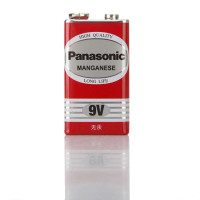 松下（Panasonic）9V碳性方形干电池适用于万用表遥控器话筒报警器玩具 10节盒装 6F22ND