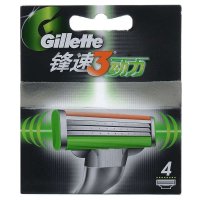 吉列锋速3动力刀片(4片装)