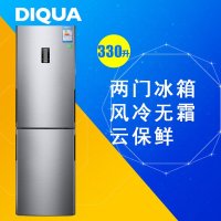 帝度（DIQUA) 330升两门风冷冰箱BCD-330WE（酷钢横纹）