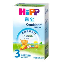 喜宝(HIPP)益生元系列幼儿配方奶粉3段(1-3岁)400g盒装 德国原装进口
