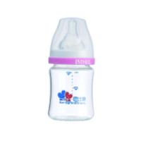 巴比象高硼硅中口玻璃奶瓶 150ML紫色 BX-0009