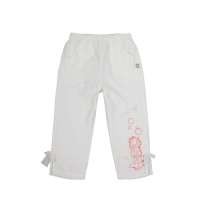 加菲猫女童针织七分裤GPWD35403白色120