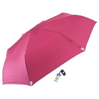 天堂3331E碰自开收强力拒水一甩干晴雨伞酱红