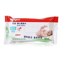 贝亲婴儿柔湿巾10片KA38