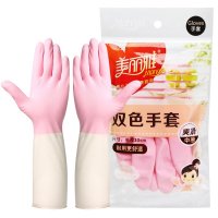 美丽雅 双色手套 中号