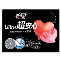 丽Ultra超安心干爽纤巧超长夜用350(8片)