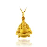 零兑金號 黄金吊坠 999千足金生肖饰品 生肖鸡 3.58g