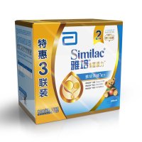 雅培(Abbott)亲体金装喜康力较大婴儿配方奶粉2段（6-12个月）1200g 进口奶源